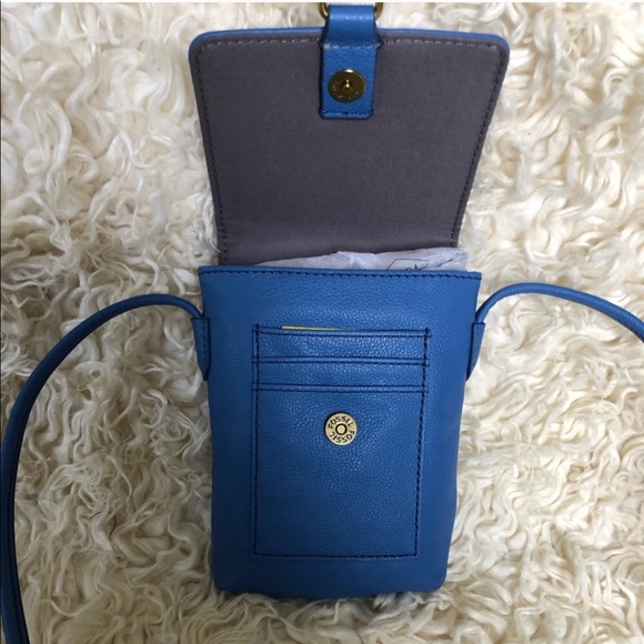 NWT Fossil Crystals Blue Fannie Phone Bag - Picture 4 of 5